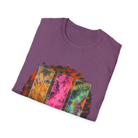 Firestone 2:  Vibrant Tie-Dye Unisex T-Shirt, Colorful Casual Tee, Summer Festival Shirt, Gift for Friends, Boho Style Apparel