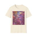 RASPBERRY SORBET:  Splat style, Galactic Vibe Unisex Softstyle T-Shirt | Space Art Tee, Cosmic Shirt, Gift for Astronomers, Unique Spacewear, Casual Wear