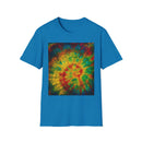 HABANERO HELIX: Rich, bright and Colorful Tie-Dye Unisex Softstyle T-Shirt, Retro Vibe Tee, Festival Outfits, Gift for Teens, Summer Essentials, Casual Wear
