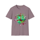 Autumn Infusion 2:  Vibrant Splash T-Shirt - Artsy Graphic Tee for Creatives, Casual Wear, Unique Gift, Summer Style, Colorful Fashion