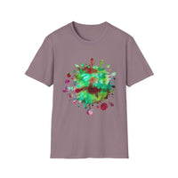 Autumn Infusion 2:  Vibrant Splash T-Shirt - Artsy Graphic Tee for Creatives, Casual Wear, Unique Gift, Summer Style, Colorful Fashion