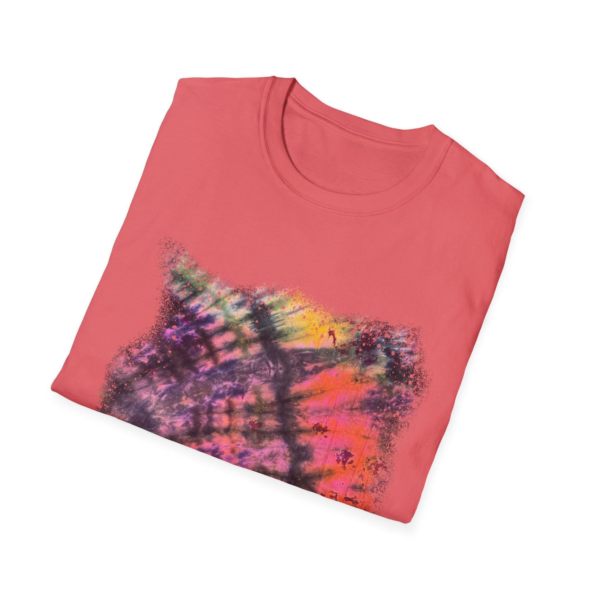 Smash Party 2:  Snowy edge Vibrant Tie-Dye Unisex T-Shirt - Perfect for Festivals, Casual Wear, Gift for Him/Her, Summer Outfits, Comfortable Fashion