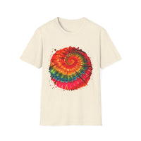 Fuchsia Frenzy 2:  Vibrant Tie-Dye T-Shirt for Fun & Relaxation, Summer Vibes, Festival Wear, Unisex Fashion, Gift for Friends