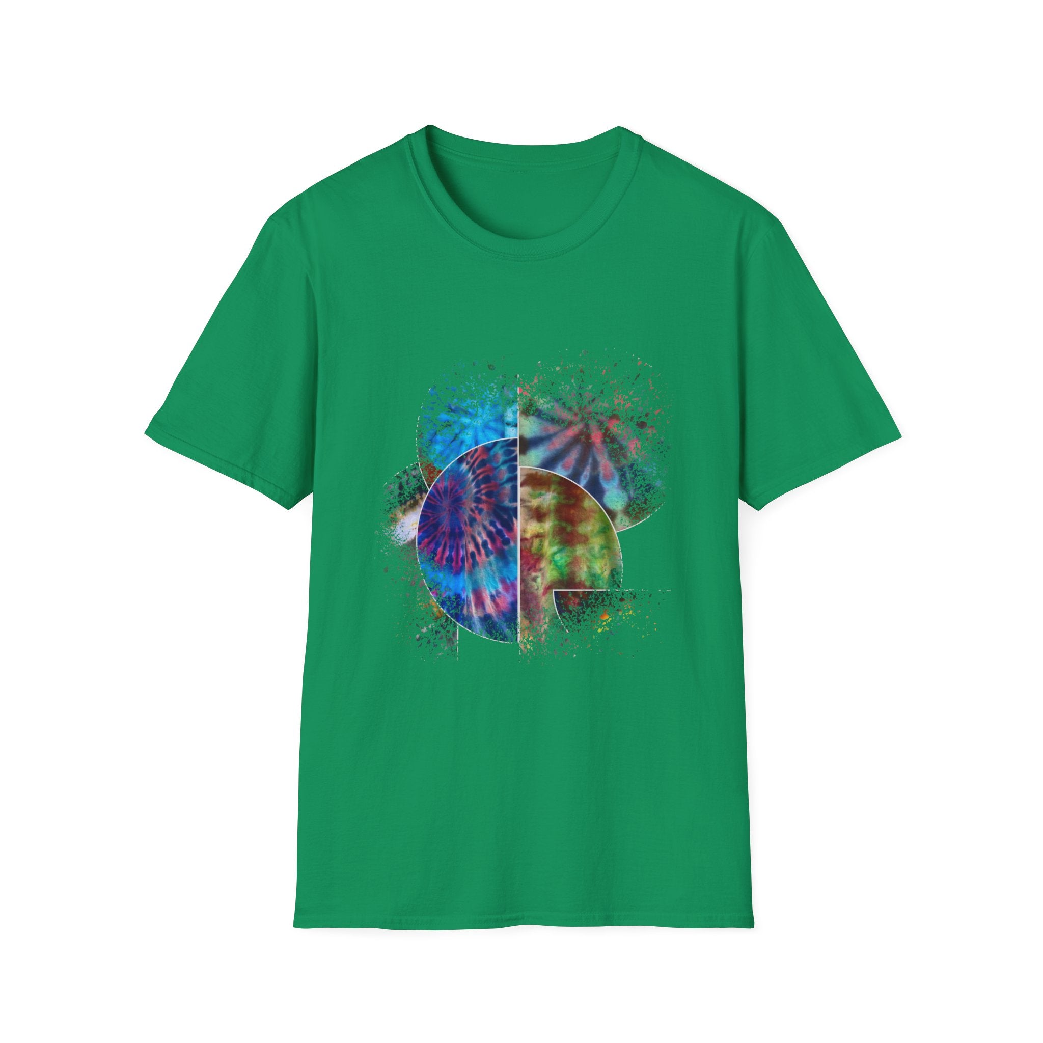 Tenacity 2:  Colorful Tie-Dye Unisex Softstyle T-Shirt, Casual Wear, Gift for Art Lovers, Summer Vibes, Festival Clothing