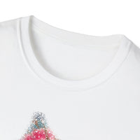 Rainbow Ballad 2: Colorful Snowy edge Tie-Dye Unisex T-Shirt, Bohemian Tee, Festival Wear, Summer Vibes, Casual Fashion, Gift for Her/Him