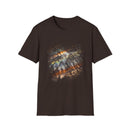 Asteroid Menace 2:  Artistic Abstract Unisex Softstyle T-Shirt | Trendy Graphic Tee, Casual Wear, Unique Fashion Gift, Art Lover Apparel, Everyday Comfort