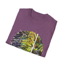 Blueberry Bliss 2:  Nature-Inspired Unisex Softstyle T-Shirt, Graphic Tee, Eco-Friendly Apparel, Earthy Vibe Shirt, Casual Wear, Nature Lover Gift