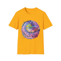 Dragonfly Destiny 2:  Colorful Tie-Dye Unisex T-Shirt, Boho Shirt, Casual Wear, Summer Style, Gift for Her, Festival Fashion, Spiritual Outfit