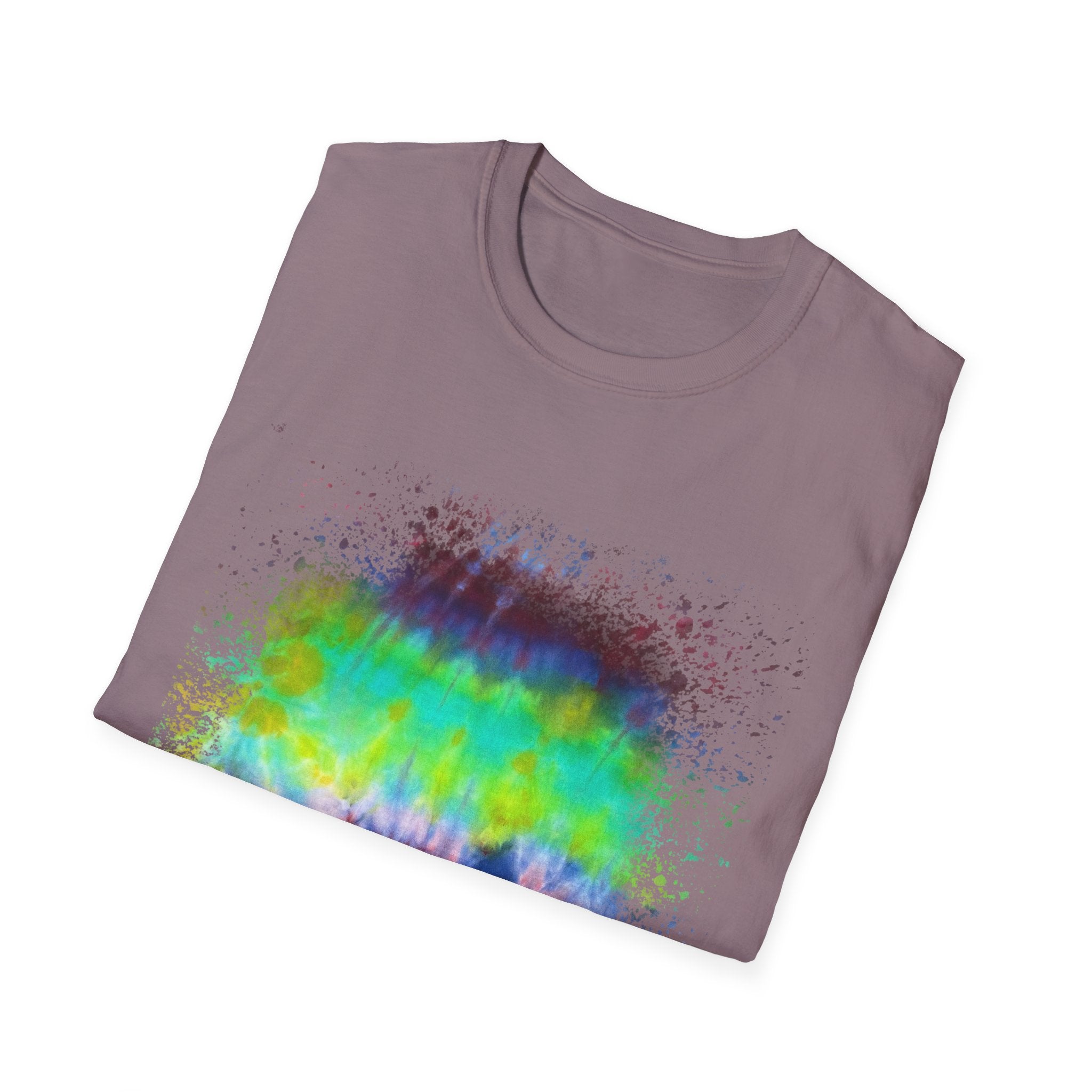 Sidewinder Showdown 2:  Vibrant Artistic Drip T-Shirt, Colorful Graphic Tee, Unisex Rainbow Shirt, Casual Wear, Gift for Art Lovers, Summer Fashion
