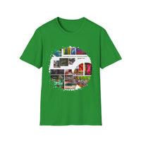 The Dilemma 2:  Colorful Collage Unisex Softstyle T-Shirt - Vibrant Art Tee, Casual Wear, Unique Gift, Graphic Tee, Everyday Essentials, Trendy Fashion
