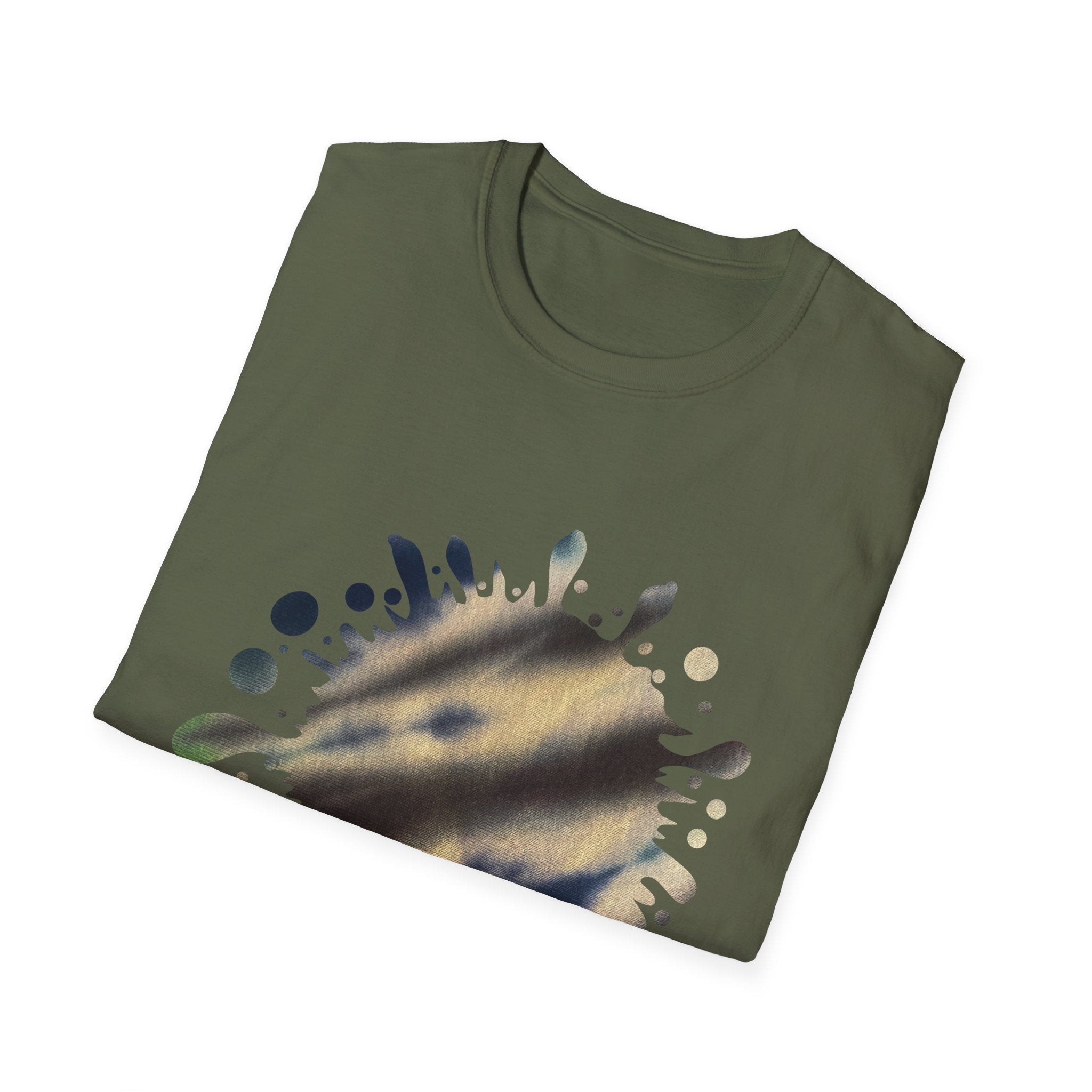 Variance 2:  Splash Art Unisex Softstyle T-Shirt | Creative Casual Tee for Art Lovers, Unique Gift for Birthdays, Art Parties, Everyday Wear