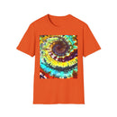 GIDEON: Vibrant swirl Tie-Dye T-Shirt for Festivals, Casual Wear, Spiritual Retreats, Gifts for Friends, Summer Style Essentials