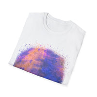 HURRICANE RIDGE: Vibrant Abstract Art T-Shirt | Unisex Softstyle Tee, Casual Wear, Gift for Art Lovers, Summer Vibes, Unique Statement Piece