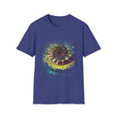 Temptation 2:  Colorful Spiral Art Unisex Softstyle T-Shirt, Casual Wear, Gift for Art Lovers, Eco-Friendly Tee, Summer Fashion