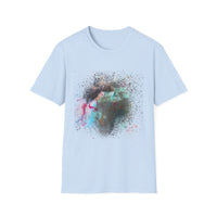 THUNDER BAY: Storm inspired Abstract Art Unisex Softstyle T-Shirt, Unique Fashion Tee, Comfortable Graphic Shirt, Perfect Gift, Casual Wear