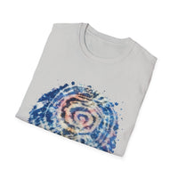KINETIX:  Dream inspired, Spiritual Tie-Dye T-Shirt, Relaxed Vibes, Unisex Tee, Gift for Yoga Lovers, Bohemian Style, Festival Apparel