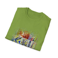 The Scramble 2:  Colorful Splash Unisex Softstyle T-Shirt, Casual Wear, Gift for Friends, Summer Fashion, Vibrant Art Tee