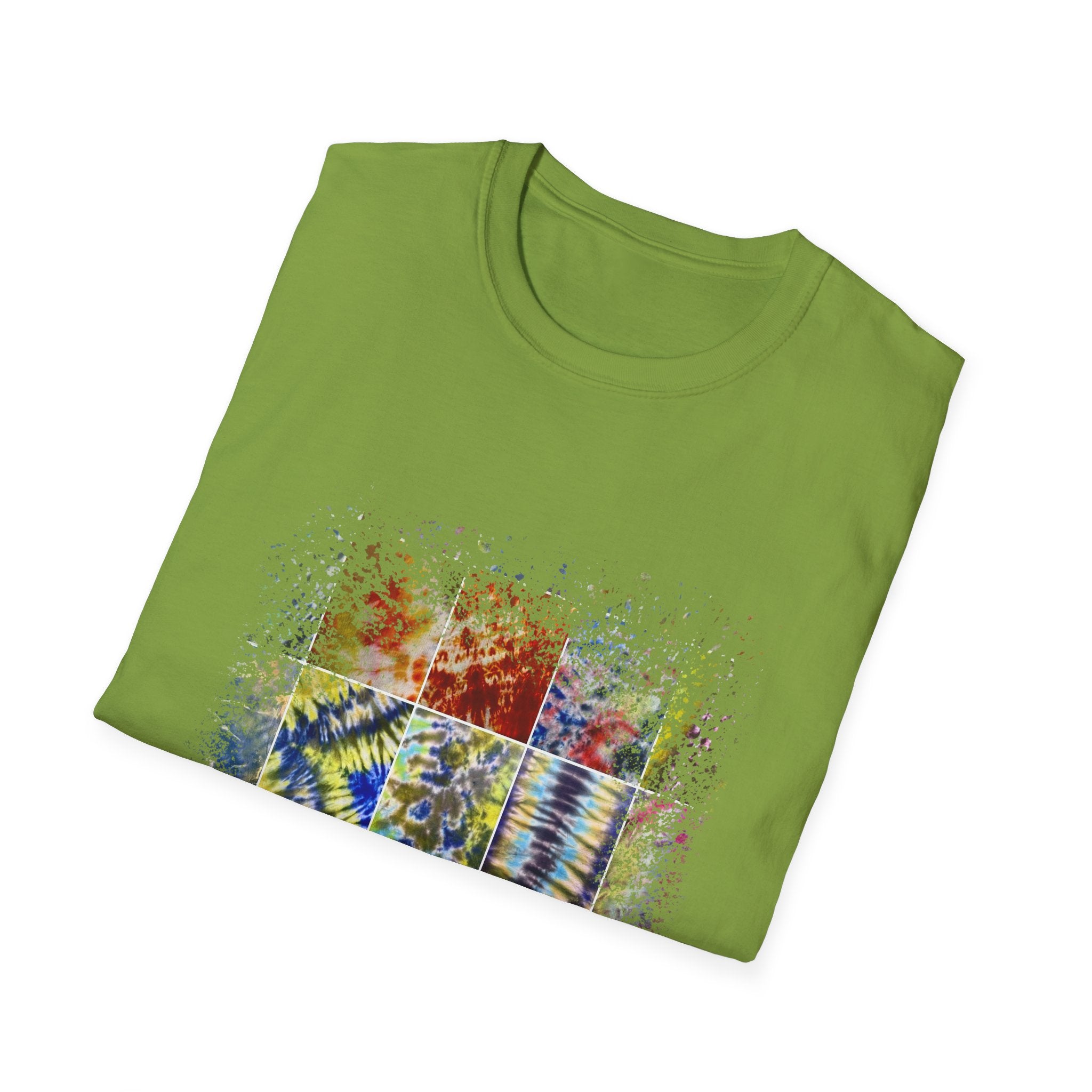 The Scramble 2:  Colorful Splash Unisex Softstyle T-Shirt, Casual Wear, Gift for Friends, Summer Fashion, Vibrant Art Tee