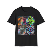 THE VICEROY: Unisex Tie-Dye collage T-Shirt, Vibrant Fashion Tee, Summer Wardrobe Essential, Festival Wear, Gift for Creative Souls, Casual Everyday Tee