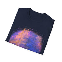 HURRICANE RIDGE: Vibrant Abstract Art T-Shirt | Unisex Softstyle Tee, Casual Wear, Gift for Art Lovers, Summer Vibes, Unique Statement Piece