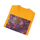 FANTASIA:  Fantasy inspired Splat style, Tie-Dye Unisex Softstyle T-Shirt | Perfect for Summer Festivals, Casual Outings, Gifts, and Relaxation