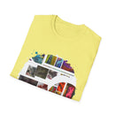 The Dilemma 2:  Colorful Collage Unisex Softstyle T-Shirt - Vibrant Art Tee, Casual Wear, Unique Gift, Graphic Tee, Everyday Essentials, Trendy Fashion