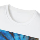 BLUE TIDE: Ocean inspired, Colorful swirl Tie-Dye Unisex T-Shirt - Boho-Chic Fashion, Summer Vibes, Gift for Him/Her, Festival Wear, Cozy Everyday Top