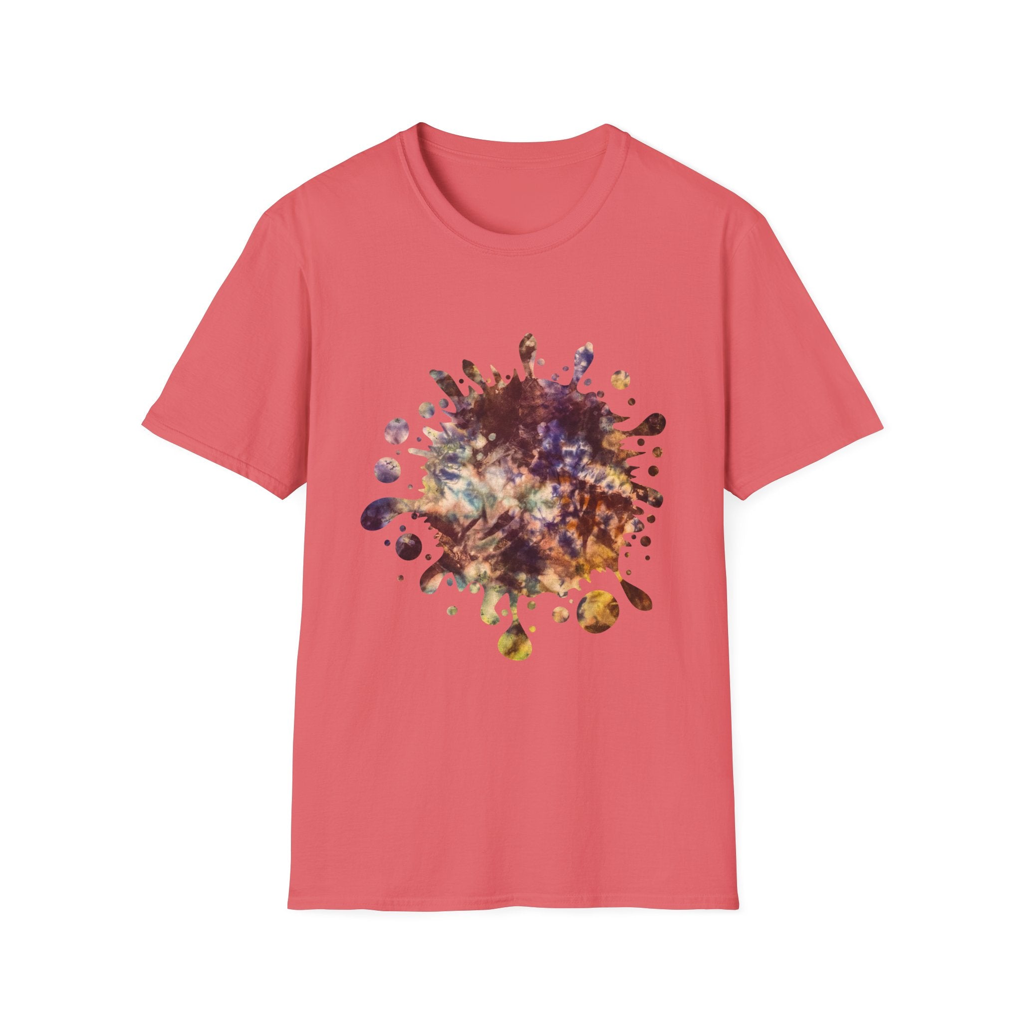 Neuton Nirvana 2:  Artistic Splash Unisex Softstyle T-Shirt | Colorful Graphic Tee for Art Lovers, Unique Gift for Birthdays, Creative Outfit