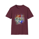 The Scramble 2:  Colorful Splash Unisex Softstyle T-Shirt, Casual Wear, Gift for Friends, Summer Fashion, Vibrant Art Tee