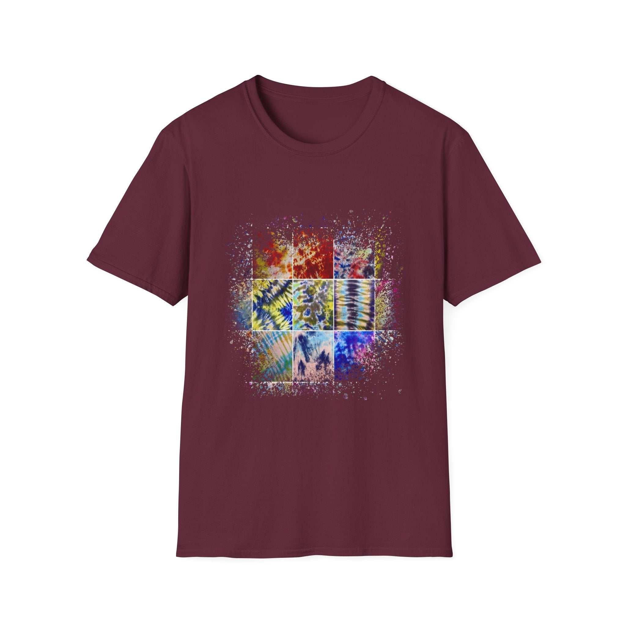 The Scramble 2:  Colorful Splash Unisex Softstyle T-Shirt, Casual Wear, Gift for Friends, Summer Fashion, Vibrant Art Tee