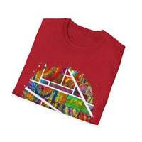 San Mateo Magic 2:  Vibrant Artistic Unisex T-Shirt, Colorful Graphic Tee, Trendy Casual Shirt, Unique Gift for Art Lovers, Summer Essential