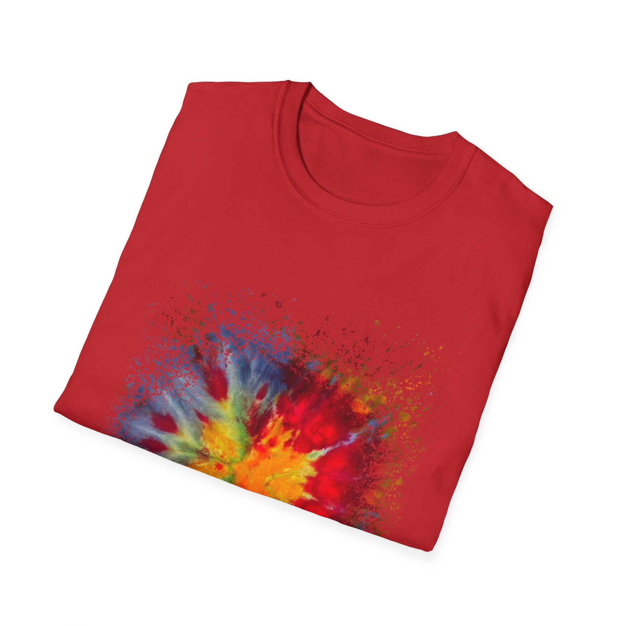 Supersonic 2:  Vibrant Splash Art Unisex T-Shirt, Colorful Tee, Casual Wear, Festival Shirt, Graphic Tee, Gift for Art Lovers