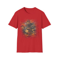 MIDNIGHT SUN: Galaxy, spray style, Abstract Art Unisex T-Shirt – Trendy Graphic Tee for Casual Wear, Unique Gift for Art Lovers, Summer Fashion, Street Style