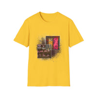 Smoke and Mirrors 2:  Vibrant Art Graphic Tee, Unisex Softstyle T-Shirt, Casual Wear, Stylish Gift, Artistic Fashion, Everyday Comfort, Unique Design