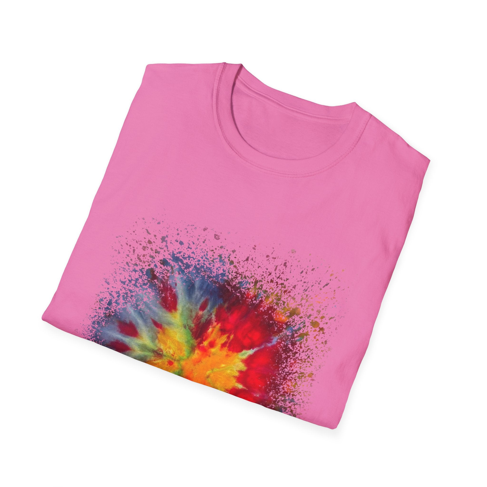 Supersonic 2:  Vibrant Splash Art Unisex T-Shirt, Colorful Tee, Casual Wear, Festival Shirt, Graphic Tee, Gift for Art Lovers