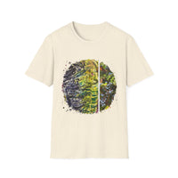Blueberry Bliss 2:  Nature-Inspired Unisex Softstyle T-Shirt, Graphic Tee, Eco-Friendly Apparel, Earthy Vibe Shirt, Casual Wear, Nature Lover Gift