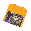 REGATTA ONE: Bold Tie Dye collage, Unisex Softstyle T-Shirt