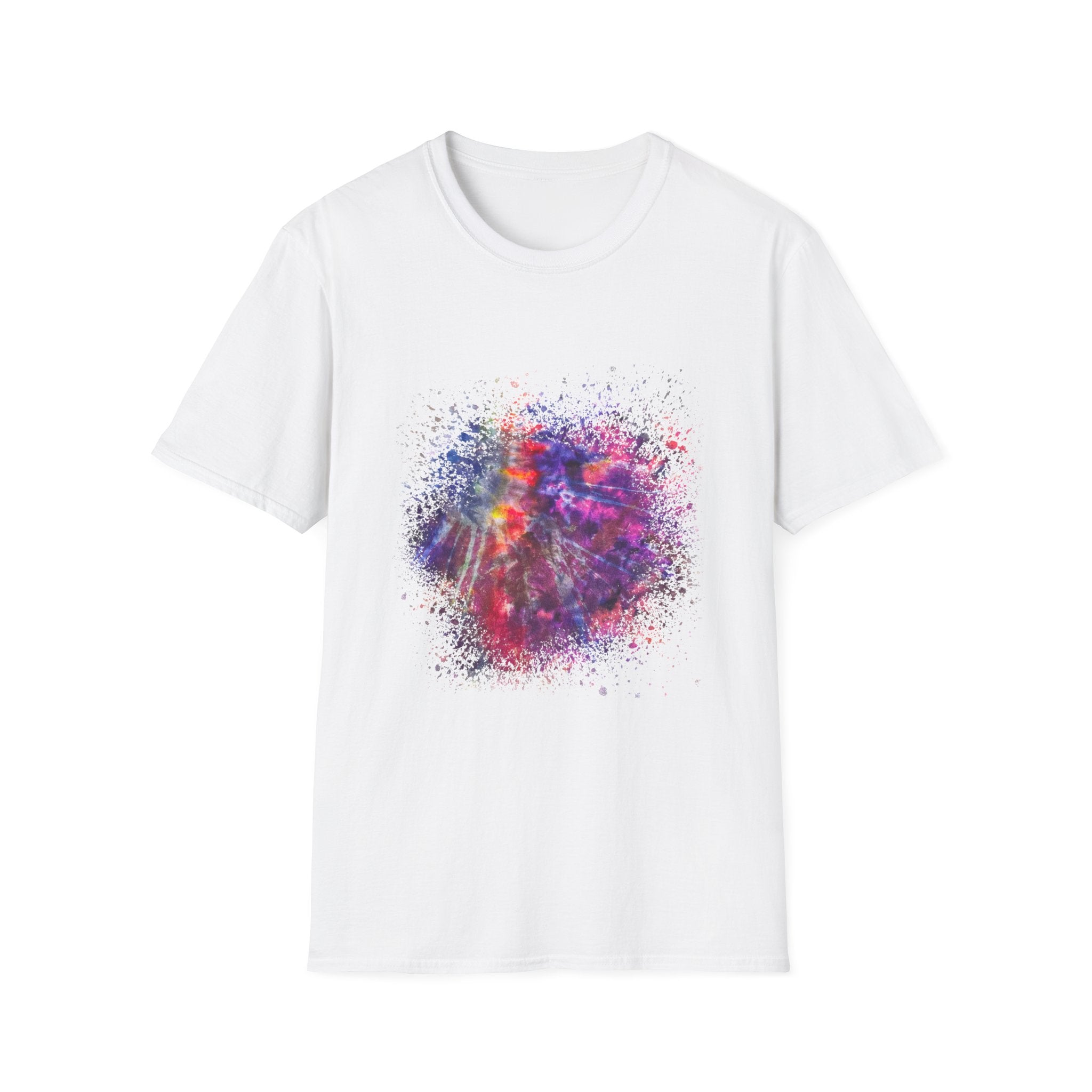Bombay Blitz 2:  Vibrant Abstract Art T-Shirt | Unisex Softstyle Tee, Colorful Graphic Shirt, Trendy Casual Wear, Unique Gift for Art Lovers