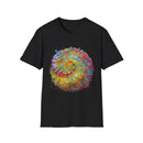 Watermelon Krush 2:  Colorful Spiral Tie-Dye Unisex Softstyle T-Shirt, Summer Vibes Shirt, Festival Apparel, Gift for Her, Boho Fashion