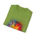 Supersonic 2:  Vibrant Splash Art Unisex T-Shirt, Colorful Tee, Casual Wear, Festival Shirt, Graphic Tee, Gift for Art Lovers