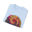 Desert Rose 2:  Vibrant Tie-Dye T-Shirt, Unisex Softstyle Tee, Boho Chic Shirt, Casual Wear, Perfect for Summer Festivals, Gift for Friends