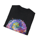 Dragonfly Destiny 2:  Colorful Tie-Dye Unisex T-Shirt, Boho Shirt, Casual Wear, Summer Style, Gift for Her, Festival Fashion, Spiritual Outfit