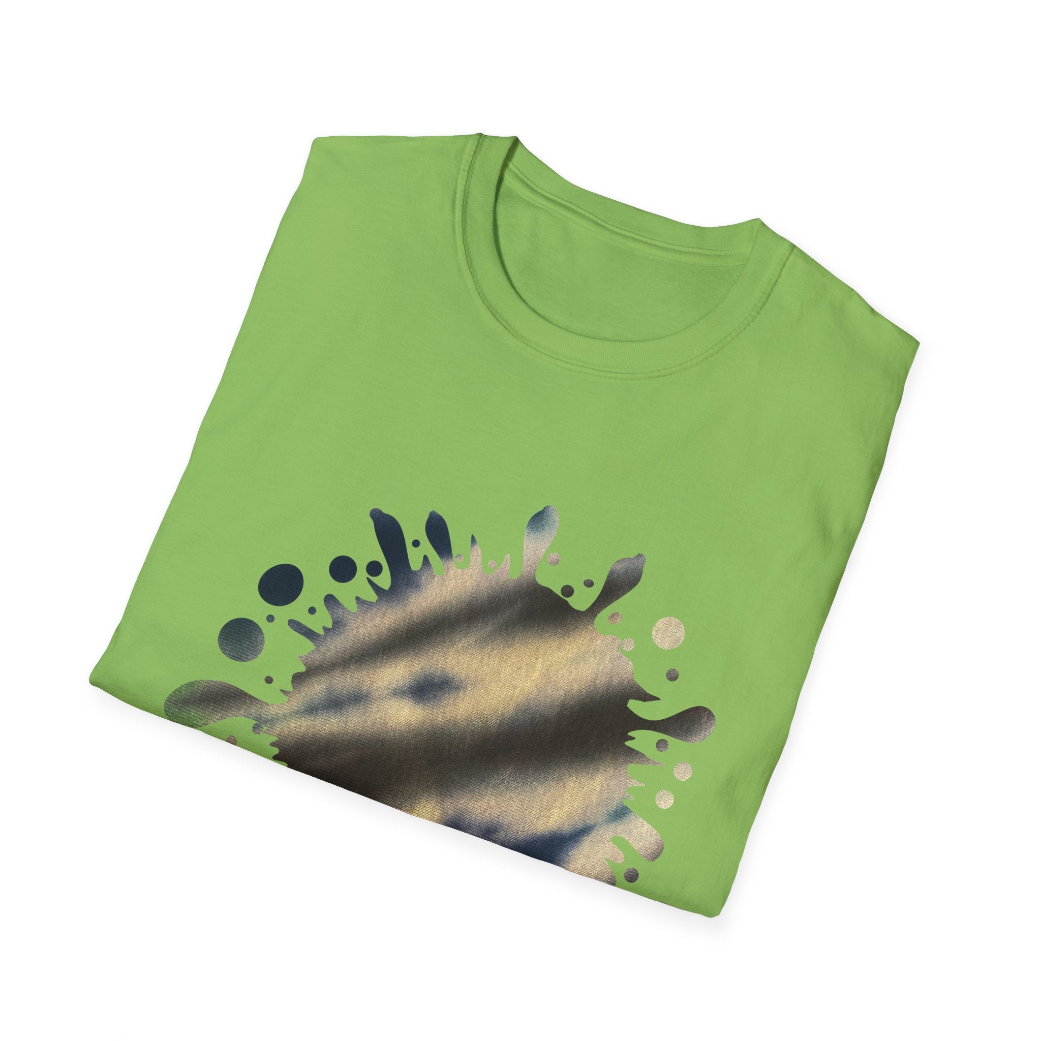 Variance 2:  Splash Art Unisex Softstyle T-Shirt | Creative Casual Tee for Art Lovers, Unique Gift for Birthdays, Art Parties, Everyday Wear