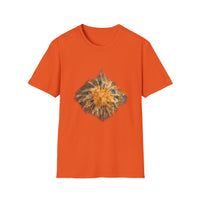 Eternal Starfire 2:  Boho Floral Snowy edge, Unisex T-Shirt - Cozy Casual Wear, Nature Lover Gift, Summer Vibes, Festival Attire, Everyday Comfort