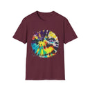 PARAGON 2: Splatter style, jubilee tie dye, Colorful Tie-Dye Unisex Softstyle T-Shirt, Boho Tee, Summer Fashion, Festival Wear, Casual Outfit, Gift Idea