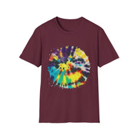 PARAGON 2: Splatter style, jubilee tie dye, Colorful Tie-Dye Unisex Softstyle T-Shirt, Boho Tee, Summer Fashion, Festival Wear, Casual Outfit, Gift Idea