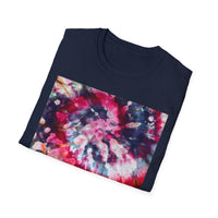 HARDCORE HARMONY: Smash Style Tie-Dye Vibe Unisex Softstyle T-Shirt, Party Wear, Music Festival Shirt, Summer Clothing, Gift for Him/Her