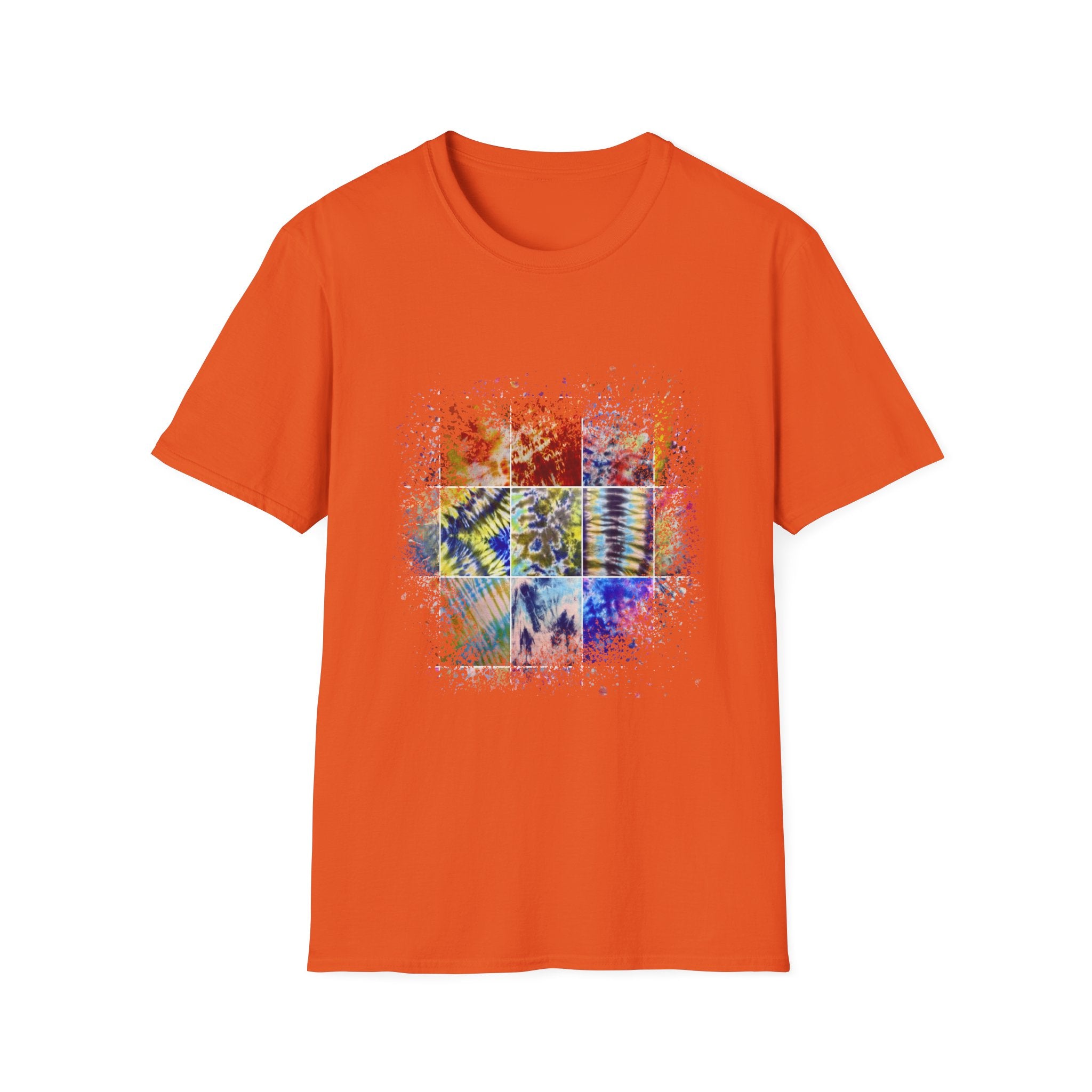 The Scramble 2:  Colorful Splash Unisex Softstyle T-Shirt, Casual Wear, Gift for Friends, Summer Fashion, Vibrant Art Tee