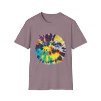 PARAGON 2: Splatter style, jubilee tie dye, Colorful Tie-Dye Unisex Softstyle T-Shirt, Boho Tee, Summer Fashion, Festival Wear, Casual Outfit, Gift Idea