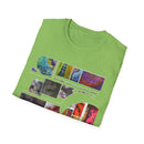 The DILEMMA: Colorful Graphic Collage Unisex Softstyle T-Shirt, Casual Tee, Unique Gift, Art Lover Shirt, Everyday Wear, Festival Apparel